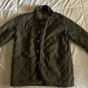 Krazy Kat Dark Green Quilted Men's Jacket